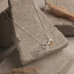 Load image into Gallery viewer, Blisse Allure Infinity with Heartbeat Necklace - Taraash