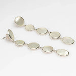 Load image into Gallery viewer, Blisse Allure Mother of Pearl Danglers - Taraash