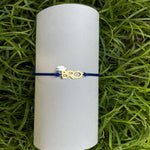 Load image into Gallery viewer, Blisse Allure Sterling Silver bro in hindi rakhi for brother. - Taraash