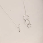Load image into Gallery viewer, Blisse Allure Sterling Silver Entangled Circles Necklace - Taraash