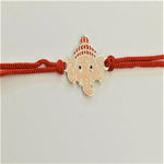 Load image into Gallery viewer, Blisse allure sterling silver ganesh rakhi for your brother. - Taraash