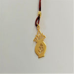 Load image into Gallery viewer, Blisse Allure Sterling Silver kalash with om Lumba with gold finish. - Taraash