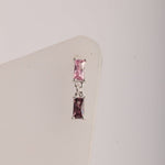 Load image into Gallery viewer, Blisse Allure Sterling Silver Multi Stone Studded Charms Necklace Set - Taraash