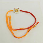 Load image into Gallery viewer, Blisse Allure Sterling Silver swastik rakhi for your brother. - Taraash