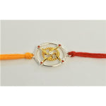 Load image into Gallery viewer, Blisse Allure Sterling Silver swastik rakhi for your brother. - Taraash