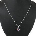 Load image into Gallery viewer, Rainbow Collection Taraash 925 Sterling Silver Multicolor CZ Pendant With Chain For Women - Taraash