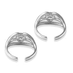 Load image into Gallery viewer, Taraash 925 Silver Beautiful Designer CZ Toe Ring For Women - Taraash