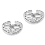 Load image into Gallery viewer, Taraash 925 Silver Beautiful Designer CZ Toe Ring For Women - Taraash