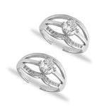 Load image into Gallery viewer, Taraash 925 Silver Beautiful Designer CZ Toe Ring For Women - Taraash