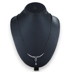 Load image into Gallery viewer, Taraash 925 Silver Black Beaded Fancy Design Mangalsutra - Taraash