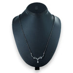 Load image into Gallery viewer, Taraash 925 Silver Black Beaded Mangalsutra for Women 20inch - Taraash