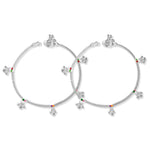 Load image into Gallery viewer, Taraash 925 Silver Dangling Beads Enamel Anklet For Women - Taraash