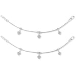Load image into Gallery viewer, Taraash 925 Silver Dangling Heart Charm Anklet For Girls - Taraash