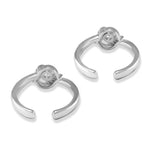 Load image into Gallery viewer, Taraash 925 Silver Designer CZ Toe Ring For Women - Taraash