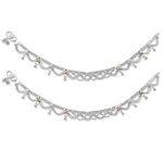 Load image into Gallery viewer, Taraash 925 Silver Ethnic Butterfly Design Enamel Anklet For Women - Taraash