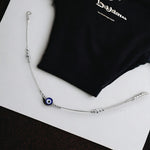 Load image into Gallery viewer, Taraash 925 Silver Evil Eye Single Payal For Women - Taraash