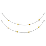 Load image into Gallery viewer, Taraash 925 Silver Gold Plated Bead Anklet For Women - Taraash