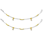 Load image into Gallery viewer, Taraash 925 silver Gold Plated Fancy CZ Anklet For Women - Taraash