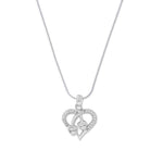 Load image into Gallery viewer, Taraash 925 Silver Love CZ Heart Peandant with Chain for Women - Taraash
