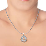 Load image into Gallery viewer, Taraash 925 Silver Peacock Cutwork Pendant For Women - Taraash