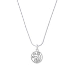 Load image into Gallery viewer, Taraash 925 Silver Round Peacock Design Pendant with Chain - Taraash