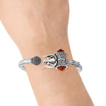Load image into Gallery viewer, Taraash 925 Silver Shivji Rudraksha Kada For Men - Taraash