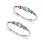 Load image into Gallery viewer, Taraash 925 Silver Top Openable Enamel Bangle For Women - Taraash