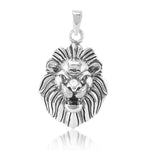 Load image into Gallery viewer, Taraash 925 Sterling Beautiful Lion Head Silver Pendant with Chain For Men - Taraash