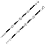 Load image into Gallery viewer, Taraash 925 Sterling Black Beaded Silver Kids Bracelets - Taraash
