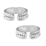 Load image into Gallery viewer, Taraash 925 Sterling Cutwork Toe Ring | Chandi Jodavi For Women | Silver Toe Ring For Women - Taraash