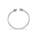 Load image into Gallery viewer, Taraash 925 Sterling Cz Bangle | Silver Bangle | Heart Bangle For Women - Taraash