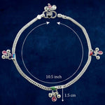 Load image into Gallery viewer, Taraash 925 Sterling CZ Silver Anklets For Women - Taraash