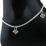 Load image into Gallery viewer, Taraash 925 Sterling CZ Silver Anklets For Women - Taraash