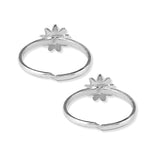 Load image into Gallery viewer, Taraash 925 Sterling Floral Silver Toe Ring For Women - Taraash