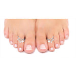 Load image into Gallery viewer, Taraash 925 Sterling Floral Silver Toe Ring For Women | Silver Chutki Women |Original Chandi Ki Bichiya - Taraash