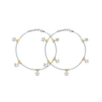 Load image into Gallery viewer, Taraash 925 Sterling Gold Plated Star Silver Anklets For Women - Taraash