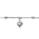 Taraash 925 Sterling Heart Bracelet For Women | Silver Bracelet | Pure Silver Bracelet For Girls - Taraash