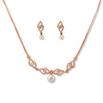 Load image into Gallery viewer, Taraash 925 Sterling Interlink Pearl Silver Necklace Set For Women - Taraash