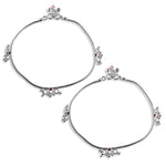 Load image into Gallery viewer, Taraash 925 Sterling Silver Anklet | Silver Payal | Chandi Anklets For Women - Taraash