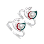 Load image into Gallery viewer, Taraash 925 Sterling Silver Anklet Toe Ring Combo For Women COMBO ANTR 113 - Taraash
