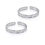 Load image into Gallery viewer, Taraash 925 Sterling Silver Anklet Toe Ring Combo For Women COMBO ANTR 122 - Taraash