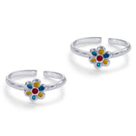 Load image into Gallery viewer, Taraash 925 Sterling Silver Anklet Toe Ring Combo For Women COMBO ANTR 128 - Taraash