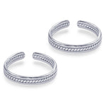 Load image into Gallery viewer, Taraash 925 Sterling Silver Anklet Toe Ring Combo For Women COMBO ANTR 129 - Taraash