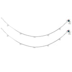 Load image into Gallery viewer, Taraash 925 Sterling Silver Anklet Toe Ring Combo For Women COMBO ANTR 142 - Taraash