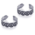 Load image into Gallery viewer, Taraash 925 Sterling Silver Antique Heart Design Toe Ring For Women LR1172A - Taraash
