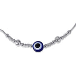 Load image into Gallery viewer, Taraash 925 Sterling Silver Beaded Evil Eye Anklet For Women - Taraash