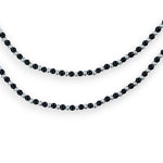 Load image into Gallery viewer, Taraash 925 Sterling Silver Black Beaded Anklet For Babies - Taraash