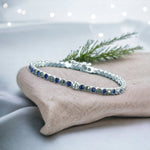 Load image into Gallery viewer, Taraash 925 Sterling Silver Blue Marquise Bangle For Women - Taraash