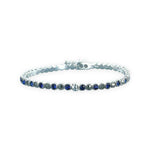 Load image into Gallery viewer, Taraash 925 Sterling Silver Blue Marquise Bangle For Women - Taraash