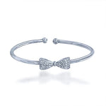 Load image into Gallery viewer, Taraash 925 Sterling Silver Bow Bangle For Women - Taraash